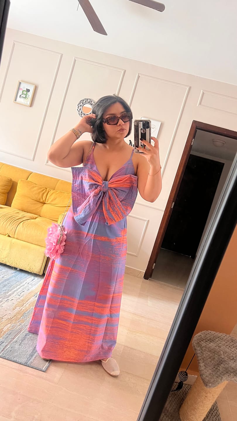 Customer photo review of ARREBOLES DRESS