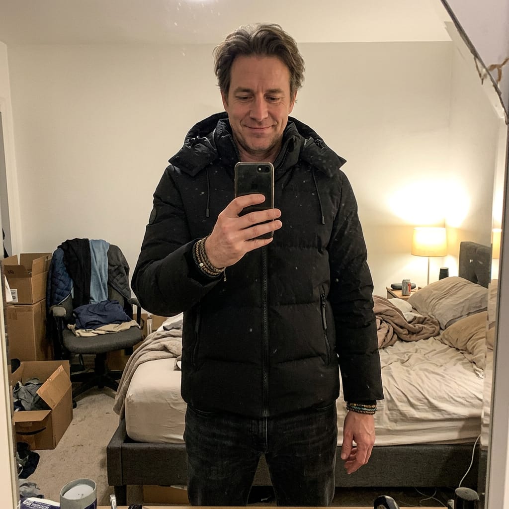 Customer photo review of Daunen Skijacke
