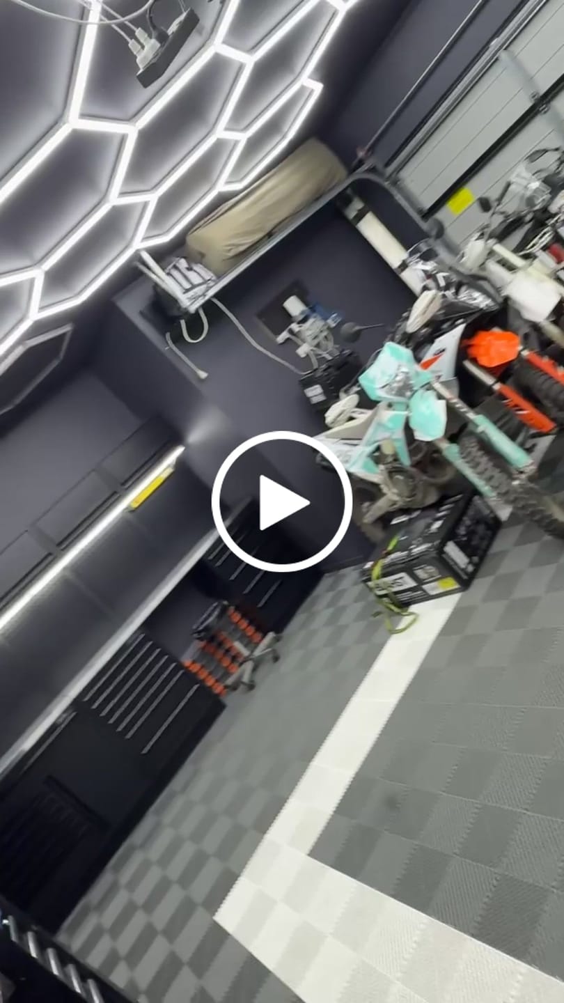 Customer video review of Heavy-Duty Modular Interlocking Garage Floor Tiles – Ventilated, Slip-Resistant, DIY Install