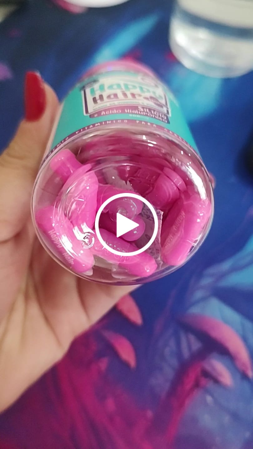 Customer video review of Happy Hair 6 Potes + 6 Potes Grátis (Total 12 Potes)
