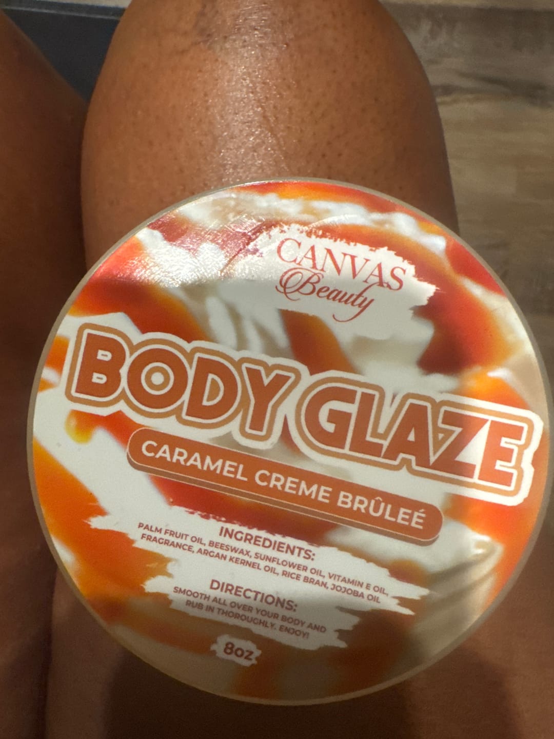 Customer photo review of (NEW) BODY GLAZE: CARAMEL CREME BRULEE