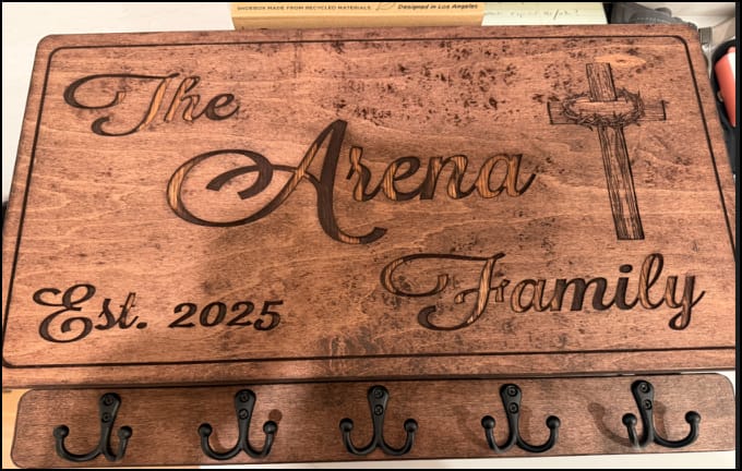 Customer photo review of CUSTOM DESIGN THAT FITS YOUR EXACT NEEDS!