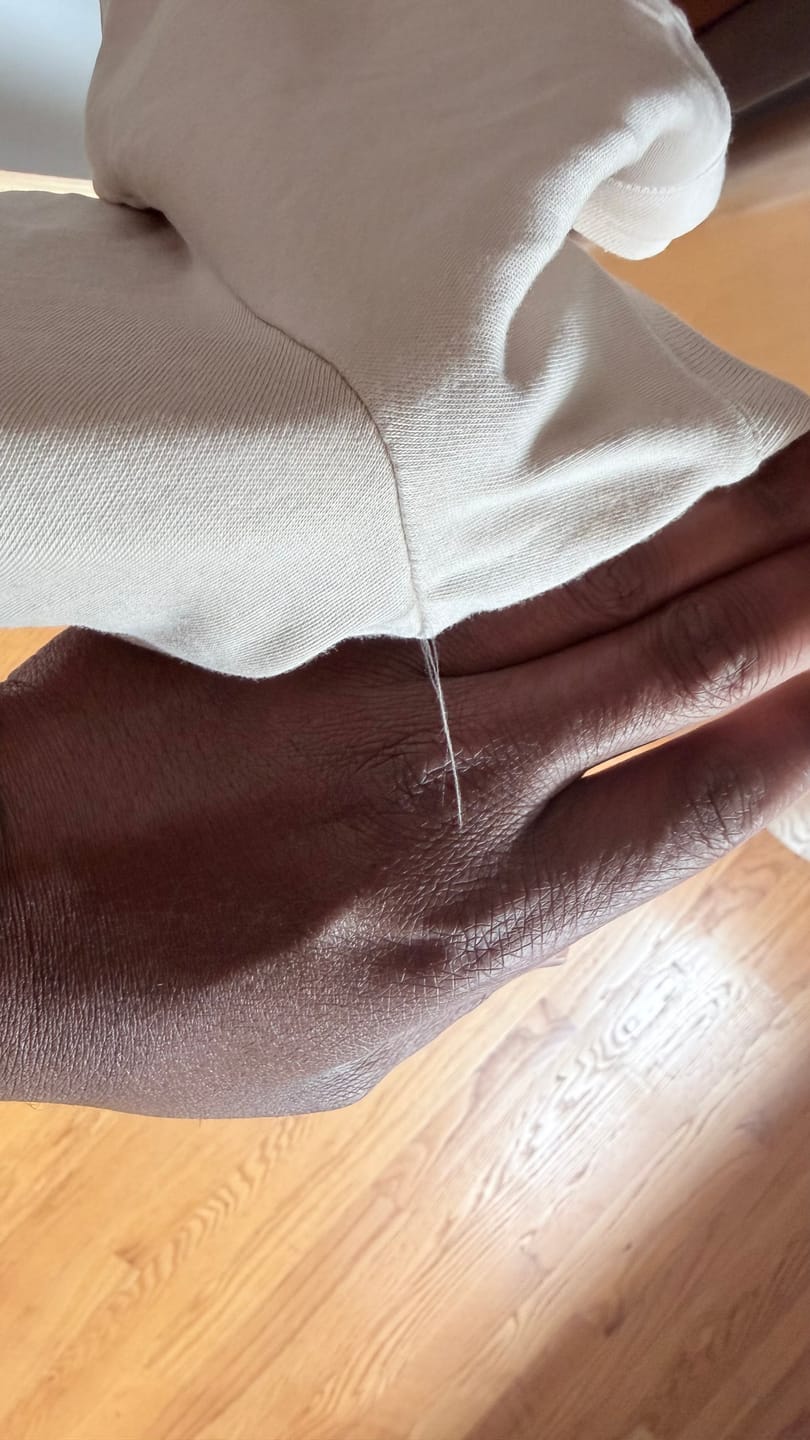 Customer photo review of Mock Neck T-Shirt