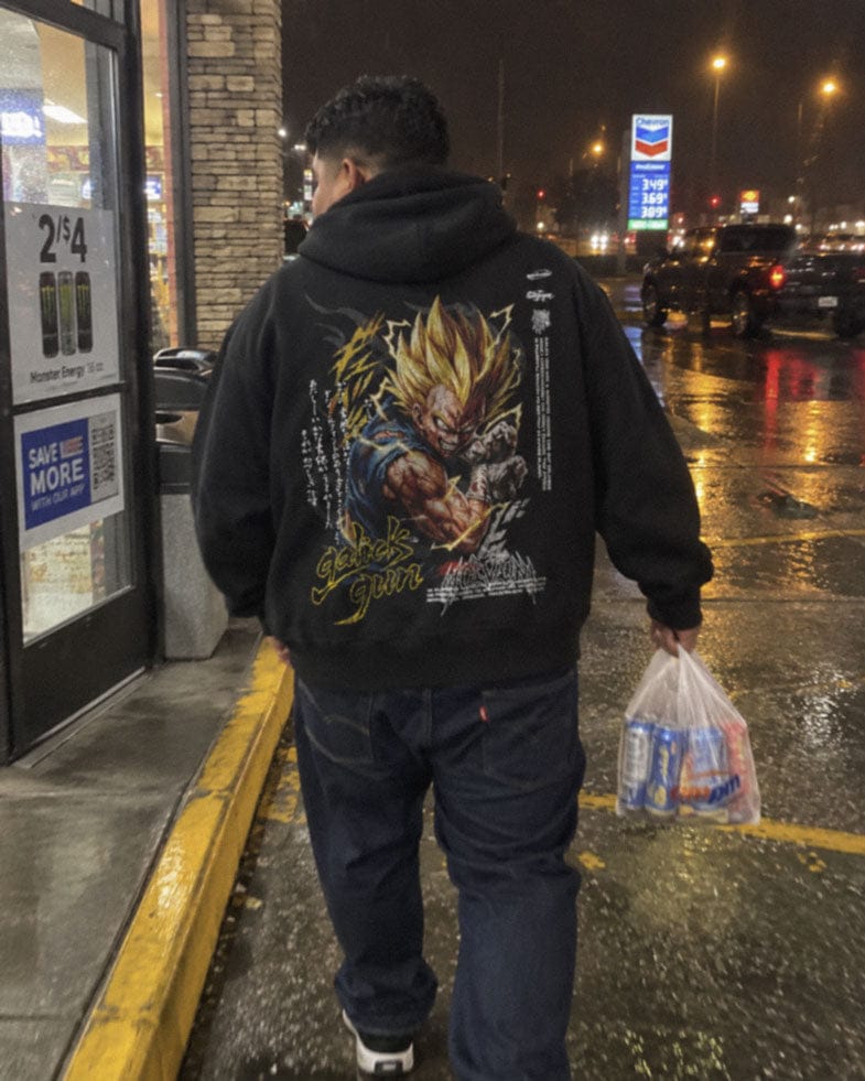Customer photo review of Dragon Ball | Vegeta Galick Gun Hoodie