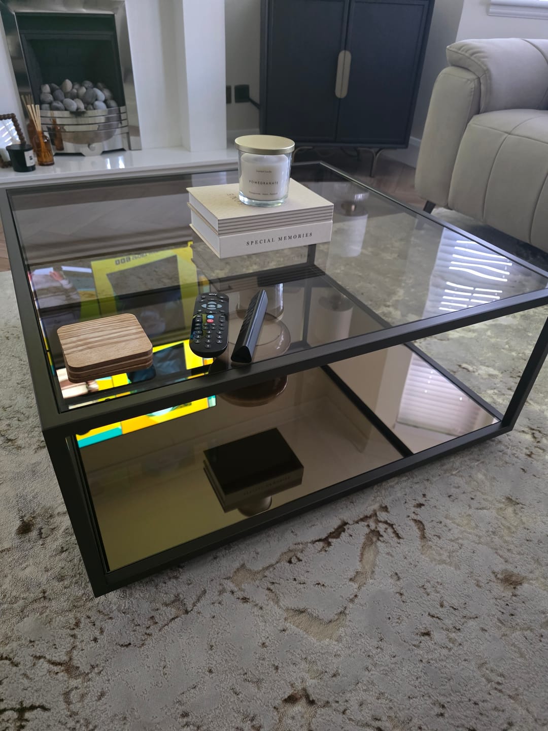 Customer photo review of Amara Coffee Table - Dark Bronze