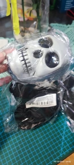 Customer photo review of Fantasma Esqueleto Colgante Luminoso 💀 – Decoración de Halloween para Casa, Jardín y Fiestas