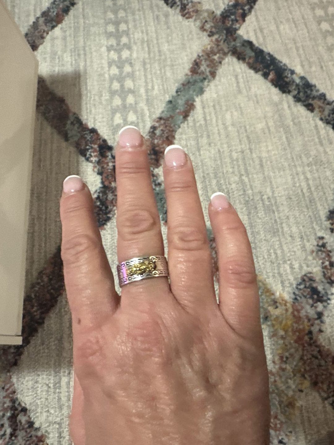 Customer photo review of The Gold Pixiu Mantra Ring