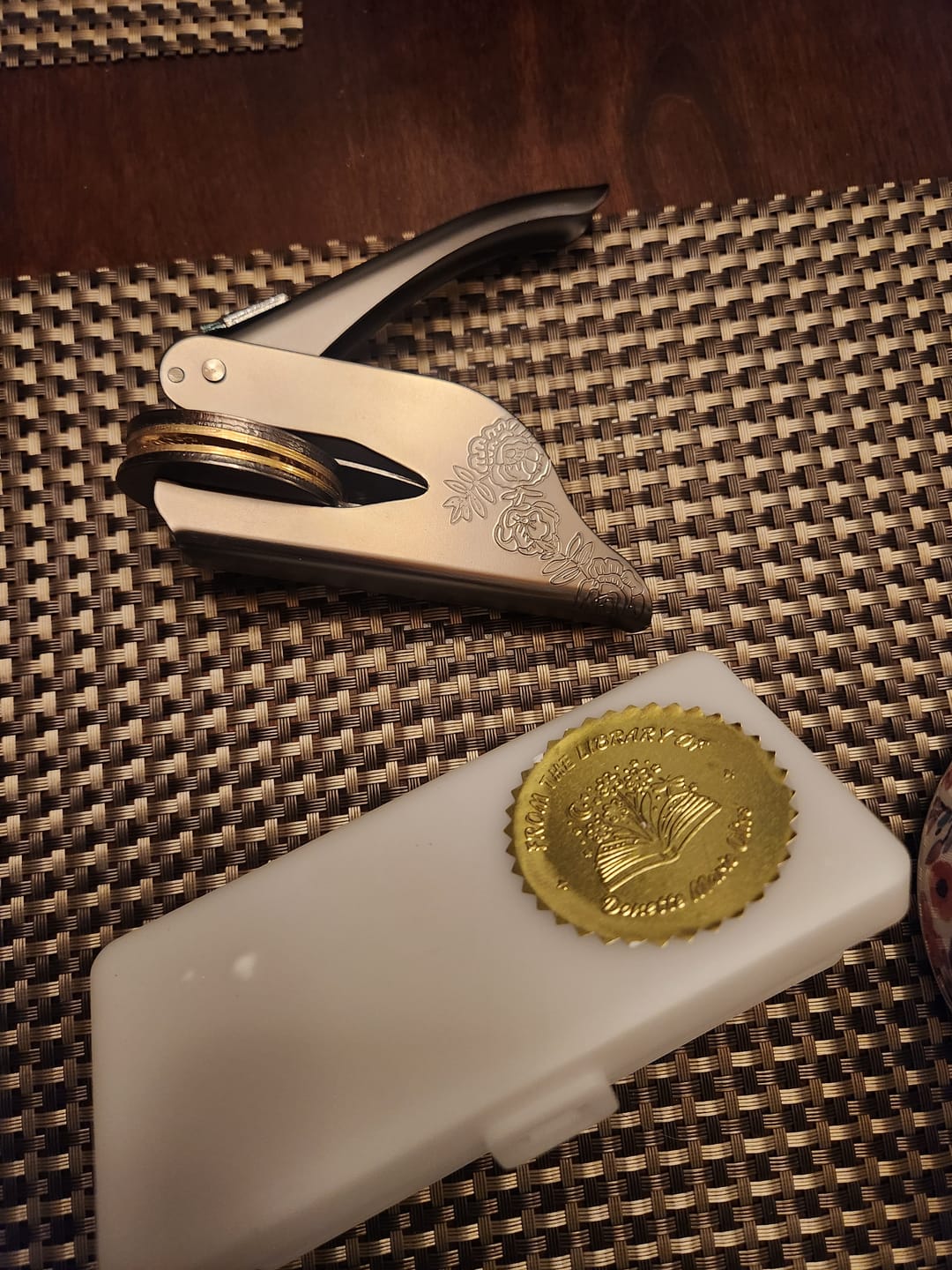 Customer photo review of Custom Embosser