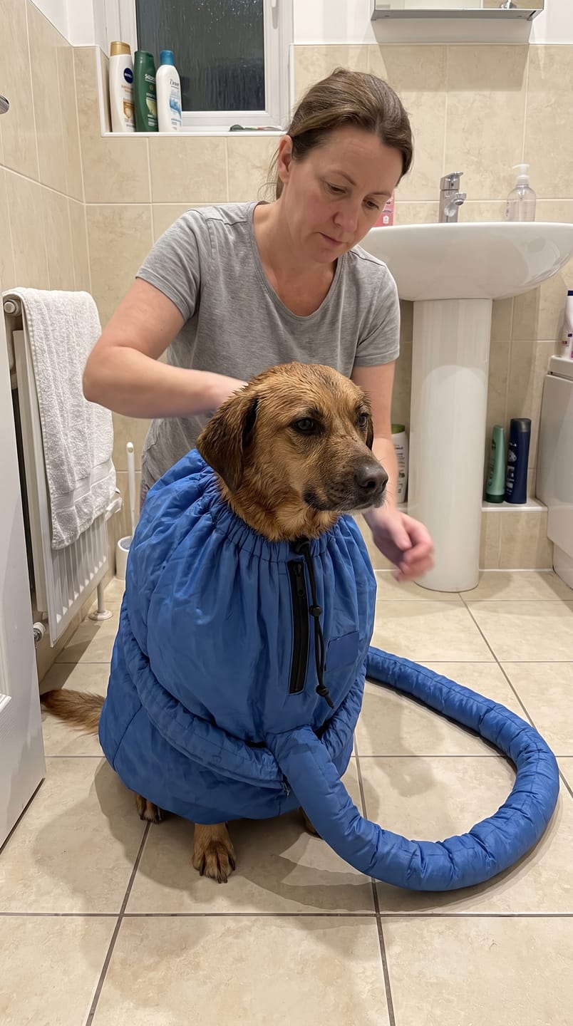 Customer photo review of asciugabau - PetDry
