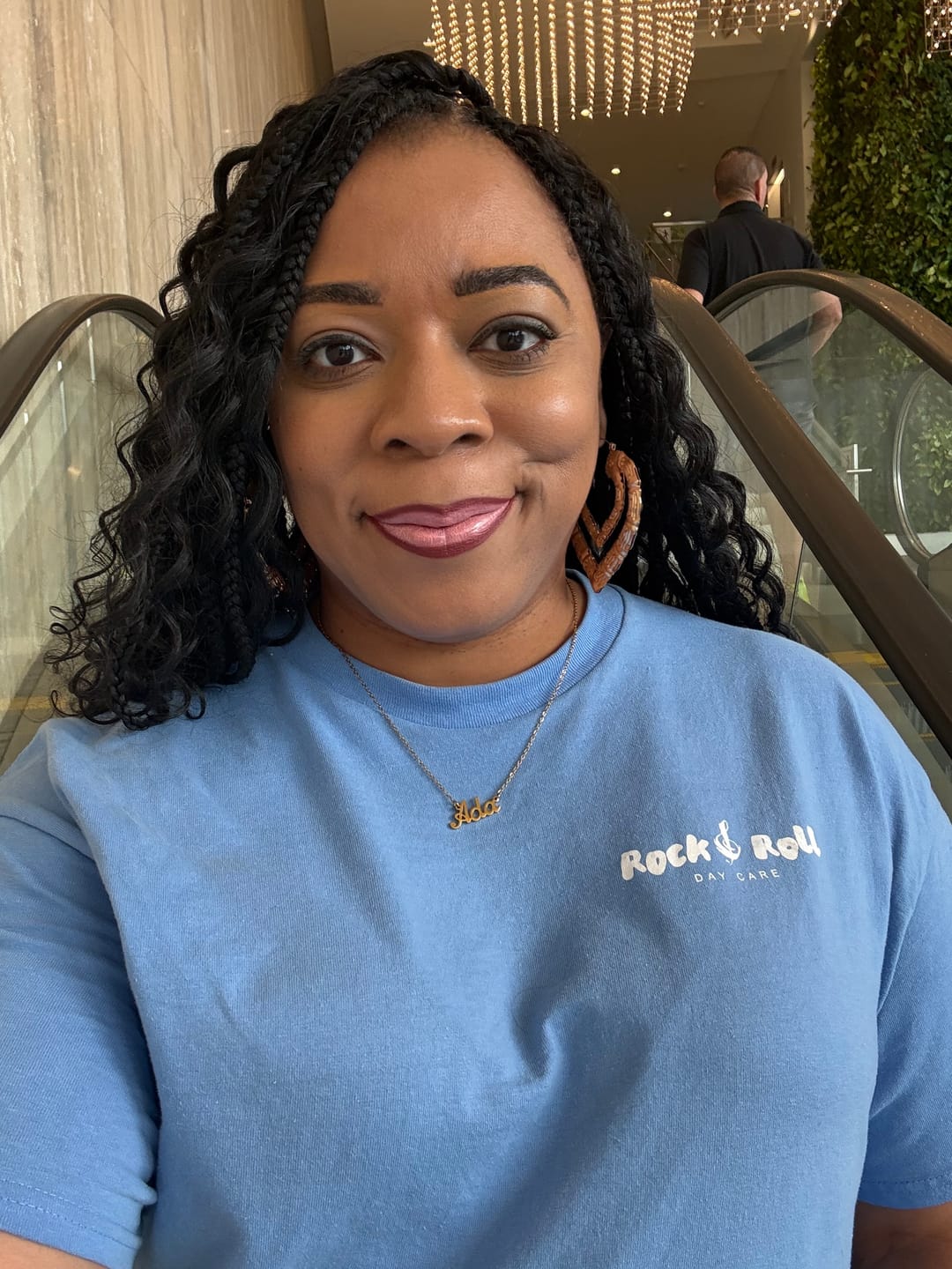 Customer photo review of Custom Name Necklace