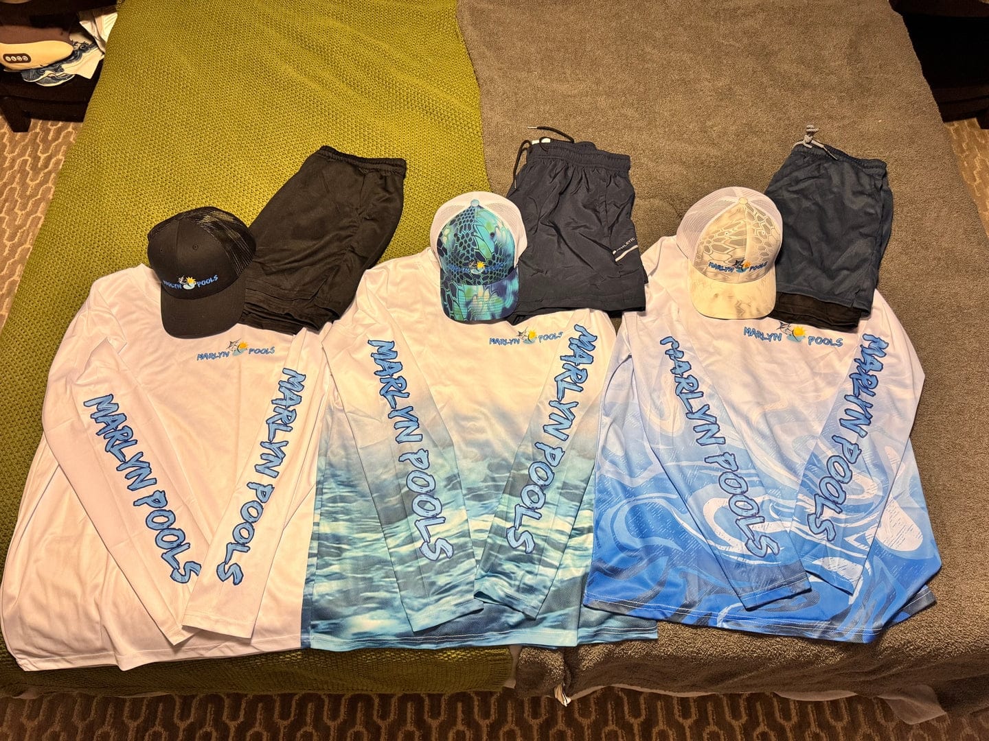 Customer photo review of Bigfoot Holding Rainbow Trout Vintage Fishing Graphic T-Shirt