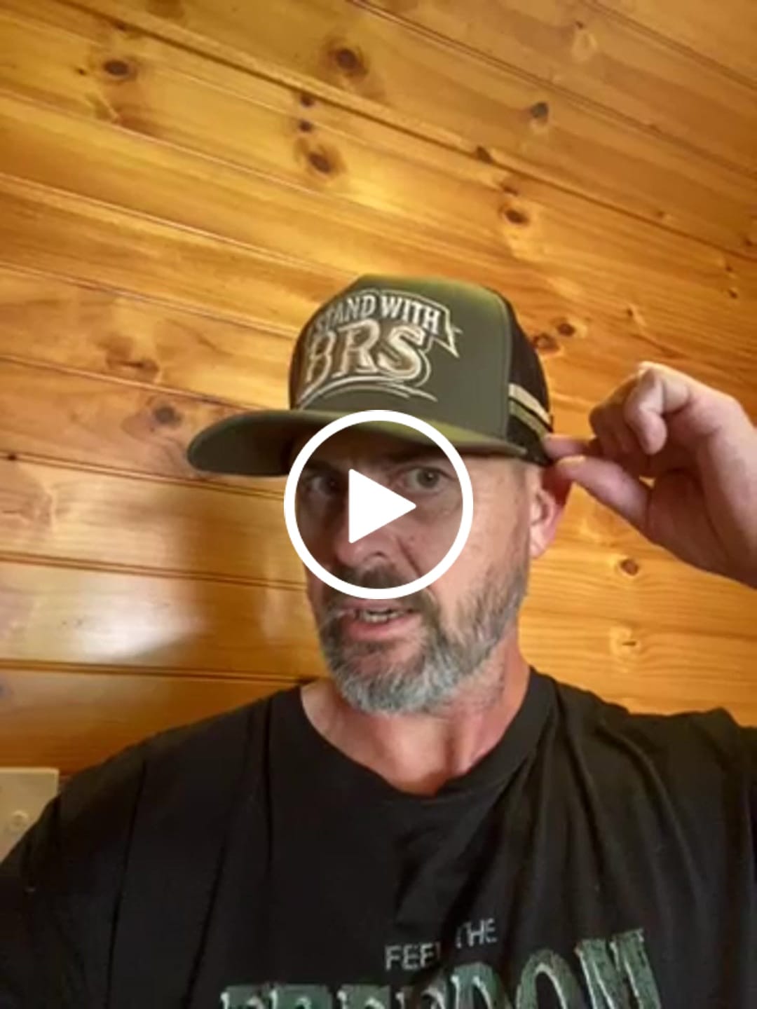 Customer video review of Big Chocky | Stand With BRS Trucker Cap