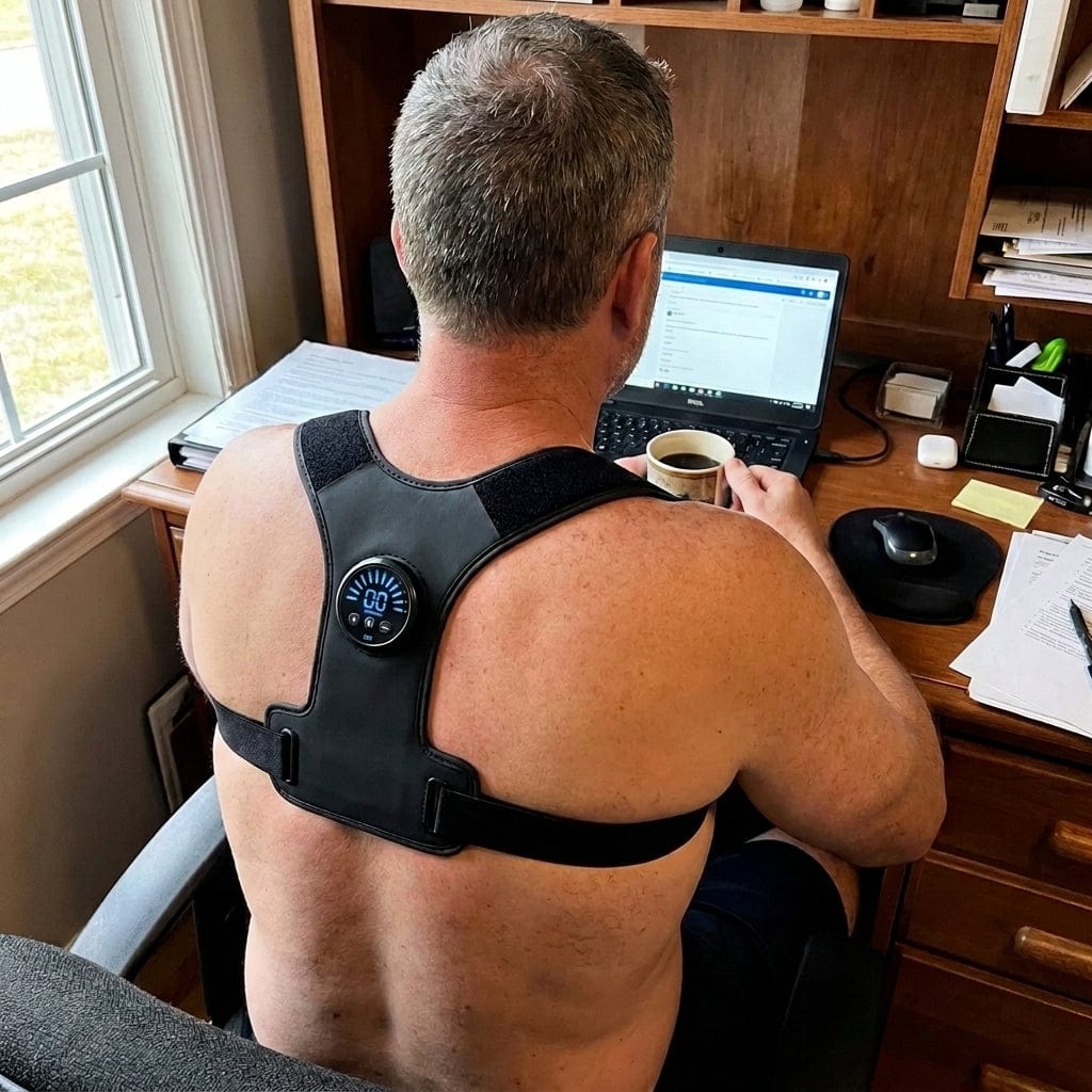 Customer photo review of Kestro - EMS Back & Shoulder Posture Trainer