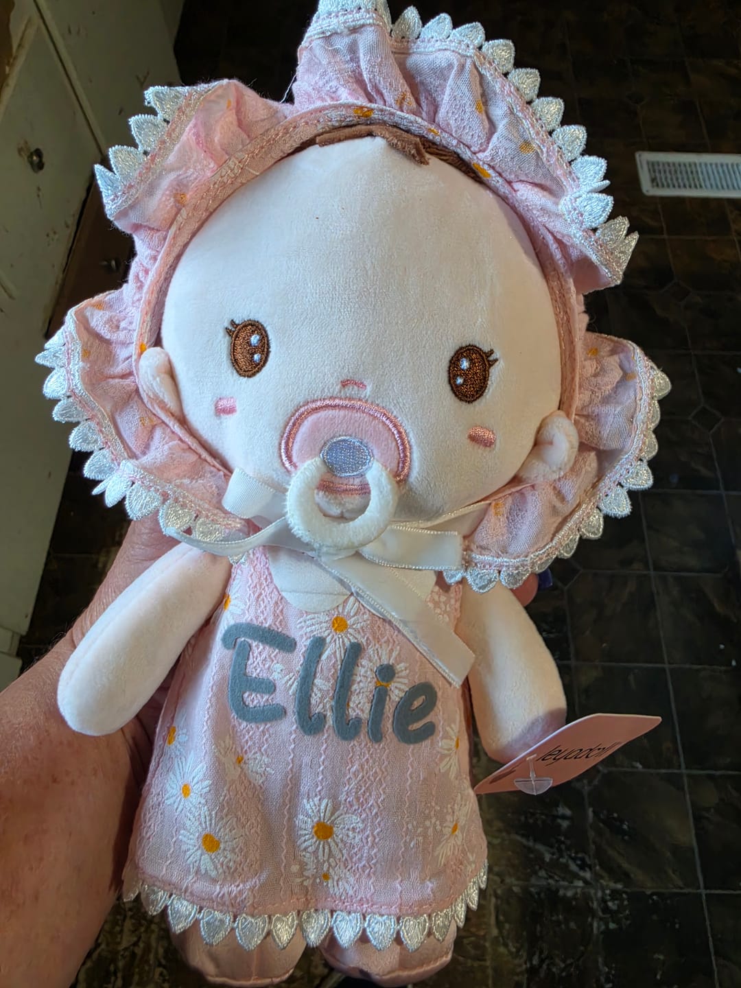 Customer photo review of Personalized Daisy Baby Girl