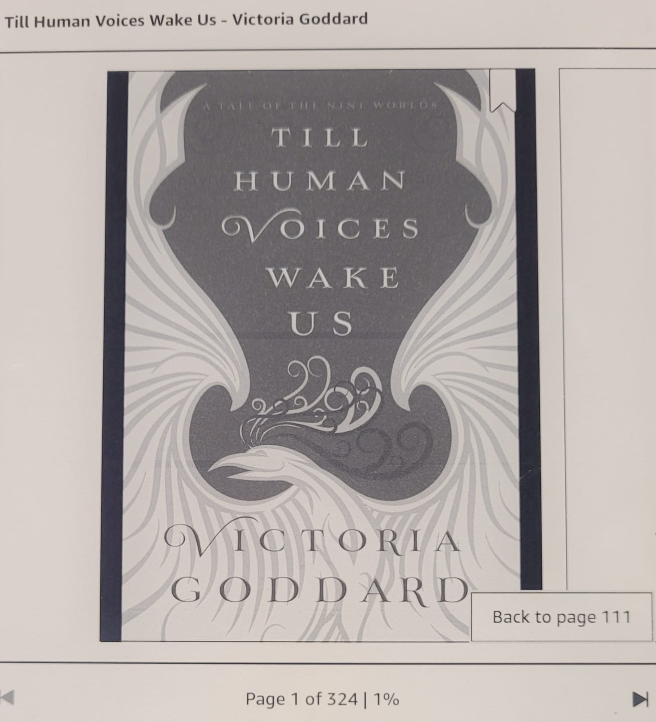 Customer photo review of Till Human Voices Wake Us (EBOOK)