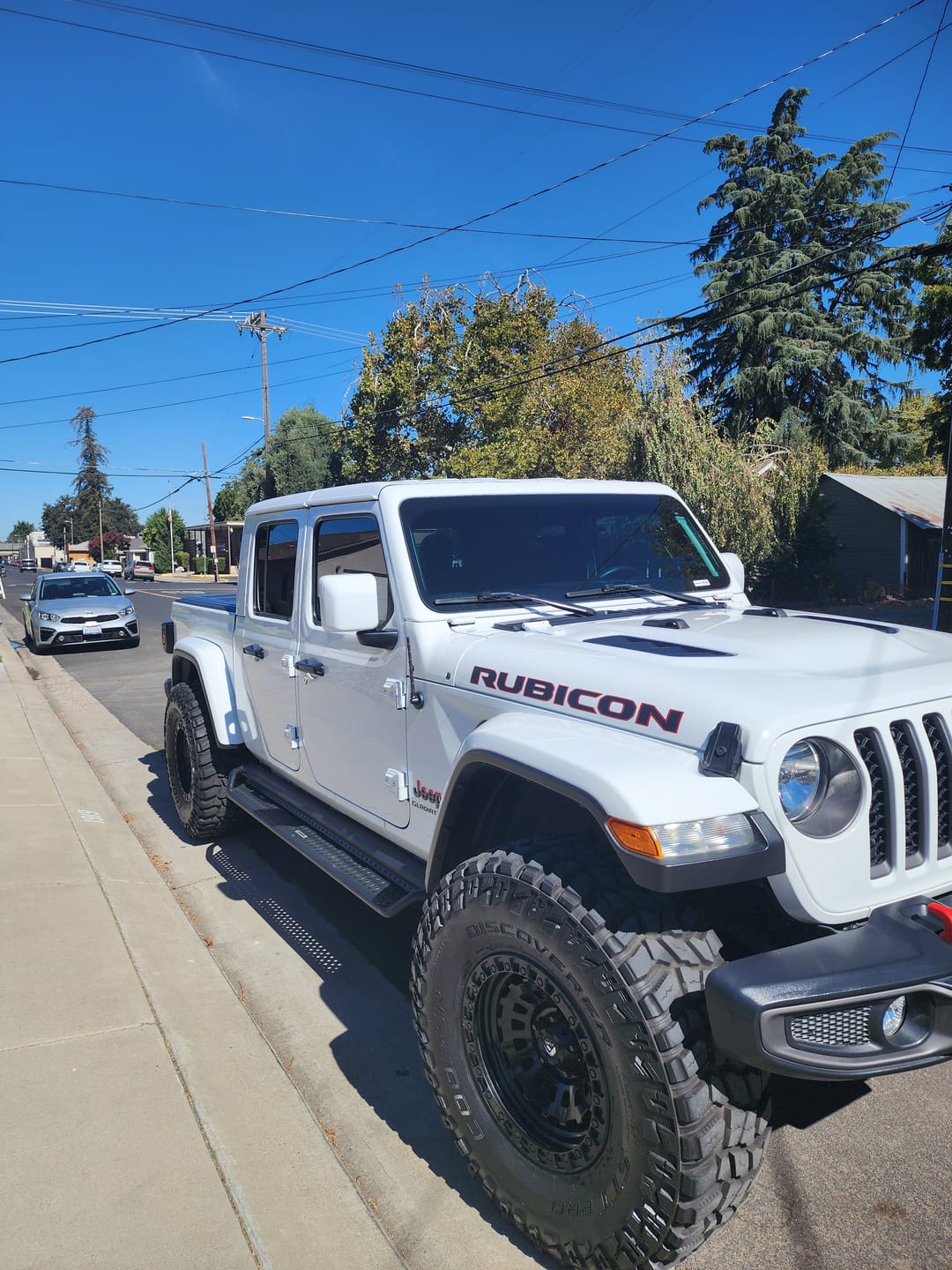 Customer photo review of Mirror Cover Color Matched Fits Wrangler JL Gladiator JT