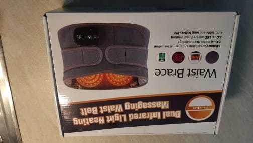 Customer photo review of STIMMAX Red Light Therapy Massage Belt