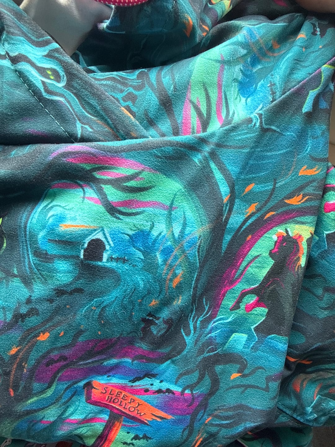 Customer photo review of Disney "Headless Havoc" – Performance Hoodie