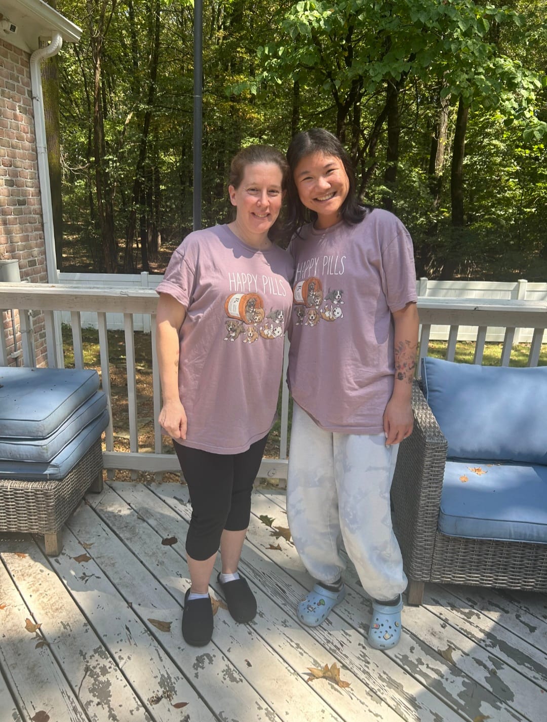 Customer photo review of Happy Pills Pittie Shirt