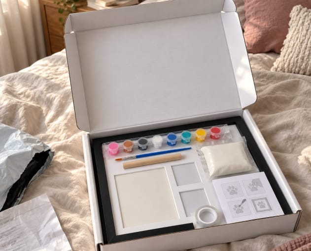 Customer photo review of Nuvli Forever Paw Keepsake