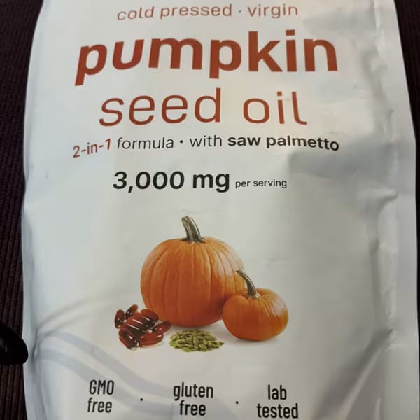 Customer photo review of Nuvrela™ Hair Growth Formula (Pumpkin Seed Oil + Saw Palmetto)