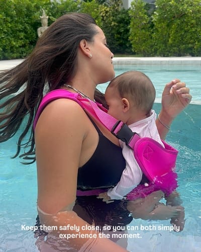 Customer photo review of WaterLand Baby Carrier