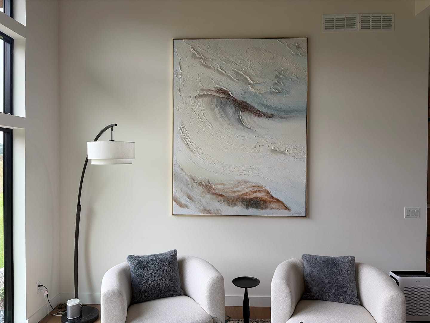 Customer photo review of Plaster Art Texture Painting #SG460