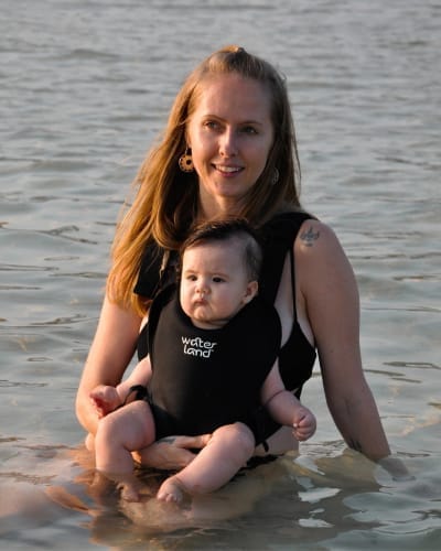 Customer photo review of WaterLand Baby Carrier