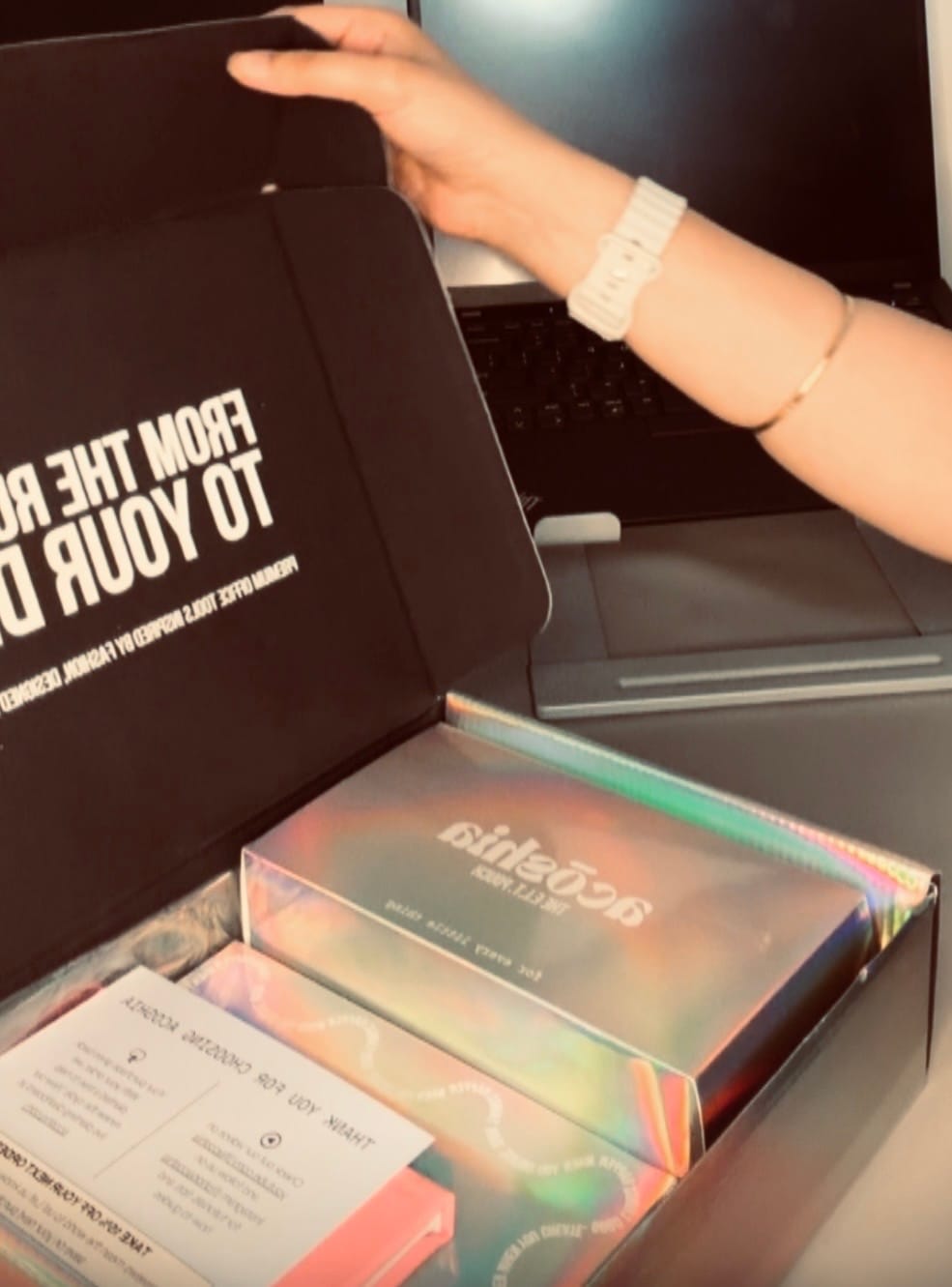 Customer photo review of The Desk Reset Kit
