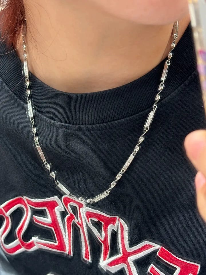 Customer photo review of Mobius Link Necklace