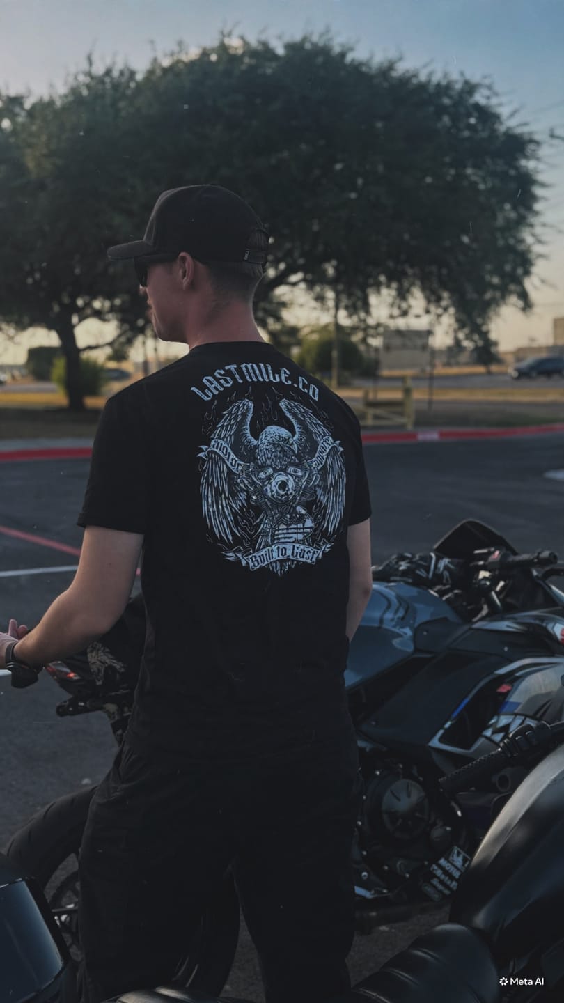 Customer photo review of Wing and Iron Tee