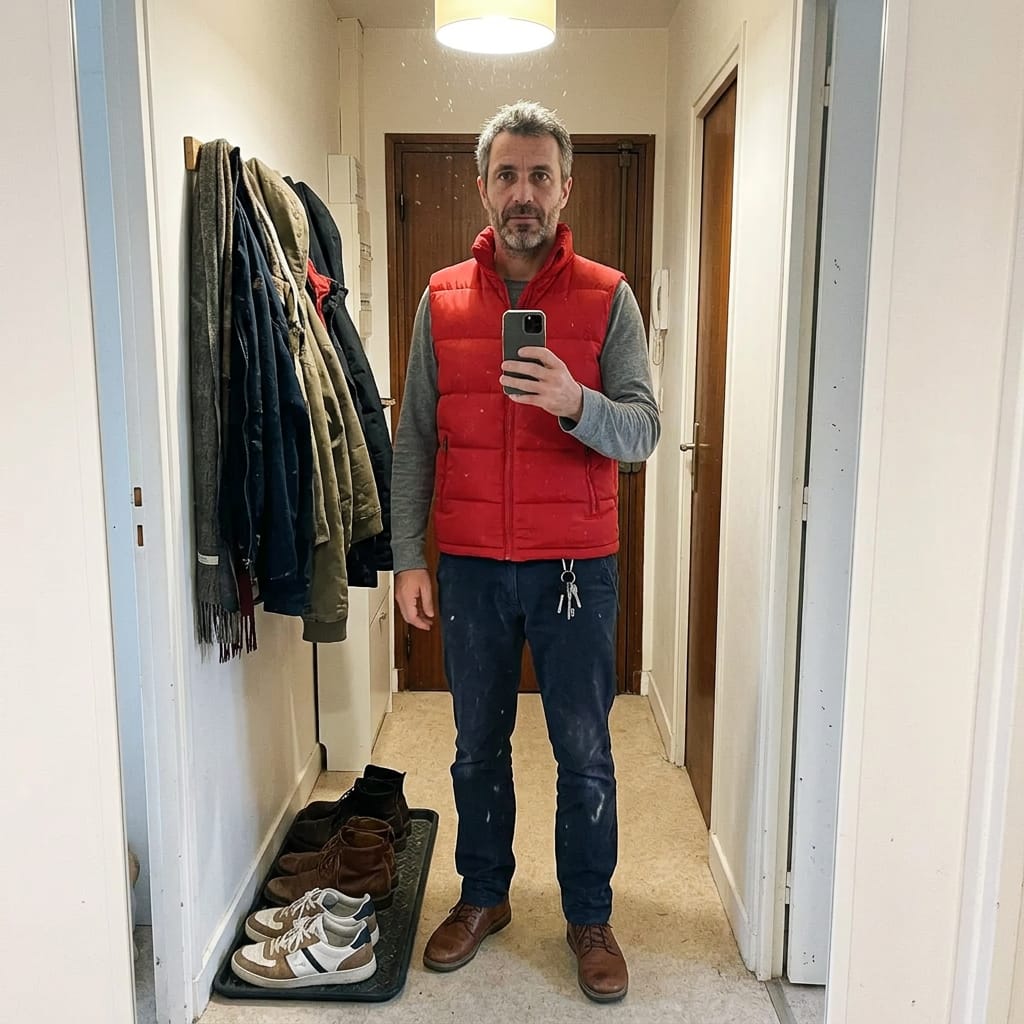 Customer photo review of Gefütterte Ärmellose Jacken Weste