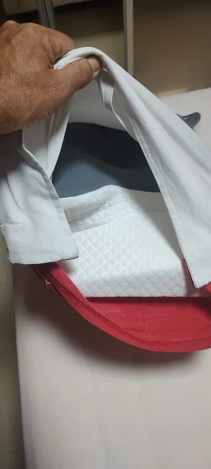 Customer photo review of ORVANE Butterfly™ – 5 Zone Neck & Shoulder Pain Relief Pillow