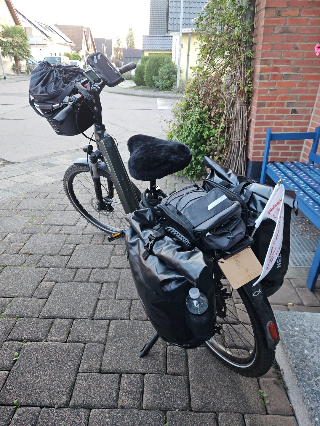 Customer photo review of NextBag 3in1 Fahrradtasche - dein Begleiter für den Alltag