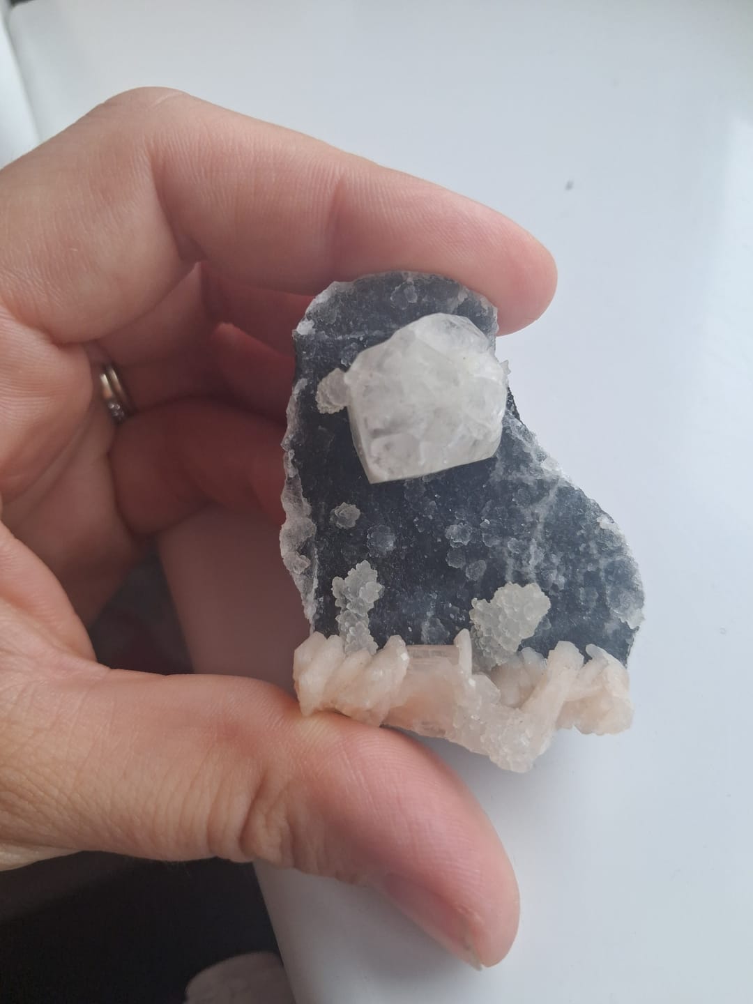 Customer photo review of Raw Indian Zeolite Cluster Set