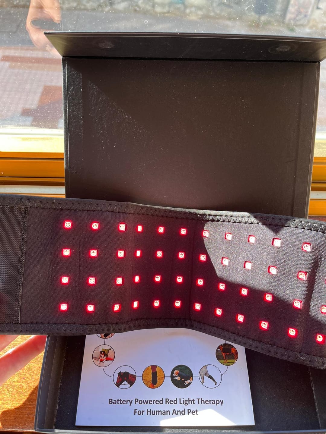 Customer photo review of Aliviura™ Red Light Therapy Hand & Wrist Wrap
