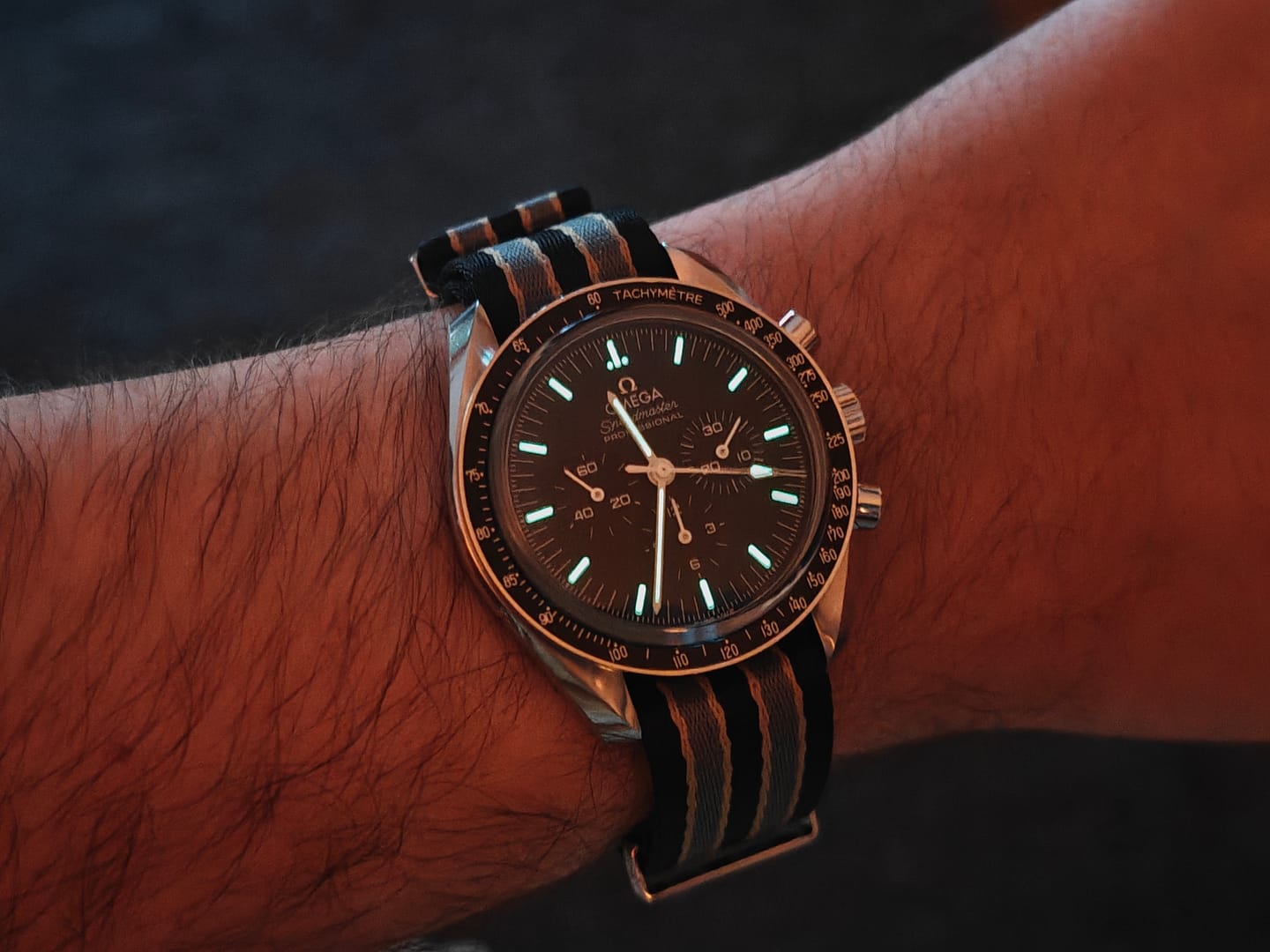 Customer photo review of NTTD Bond Premium Nylon Watch Strap
