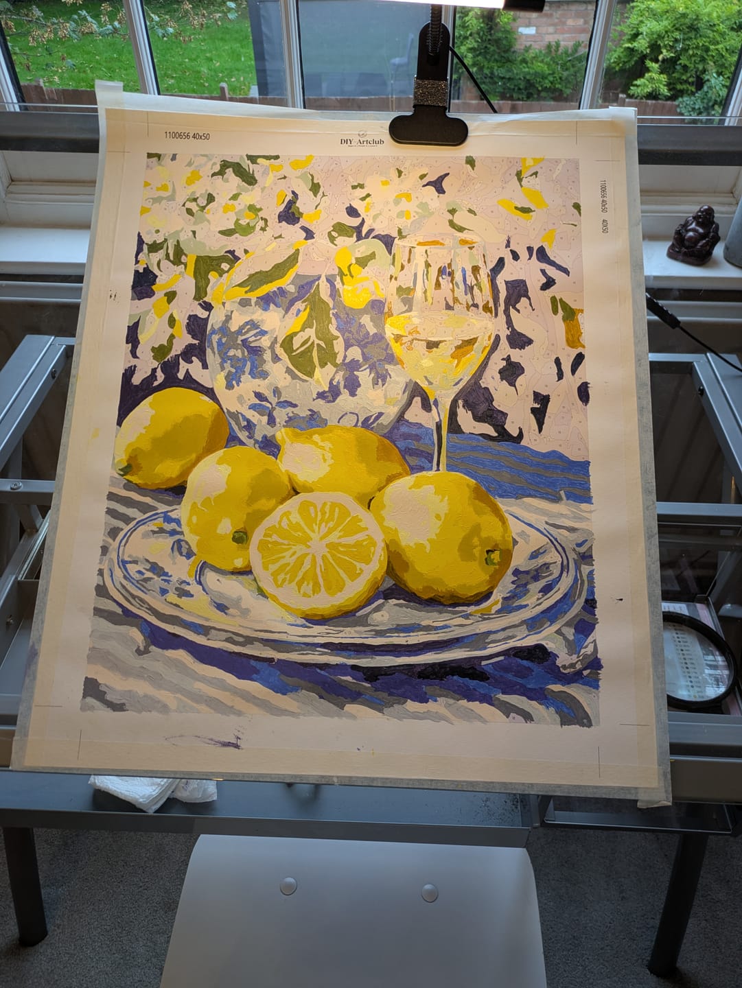 Customer photo review of Lemons and Wine | Paint by Numbers