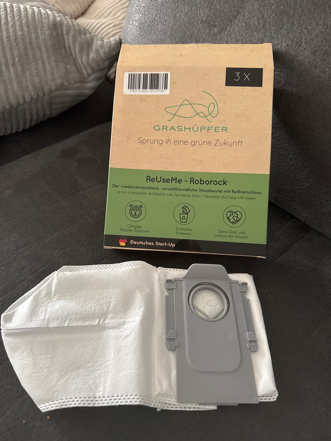 Customer photo review of ReUseMe-Staubbeutel für Roborock – wiederverwendbar, 3er-Set