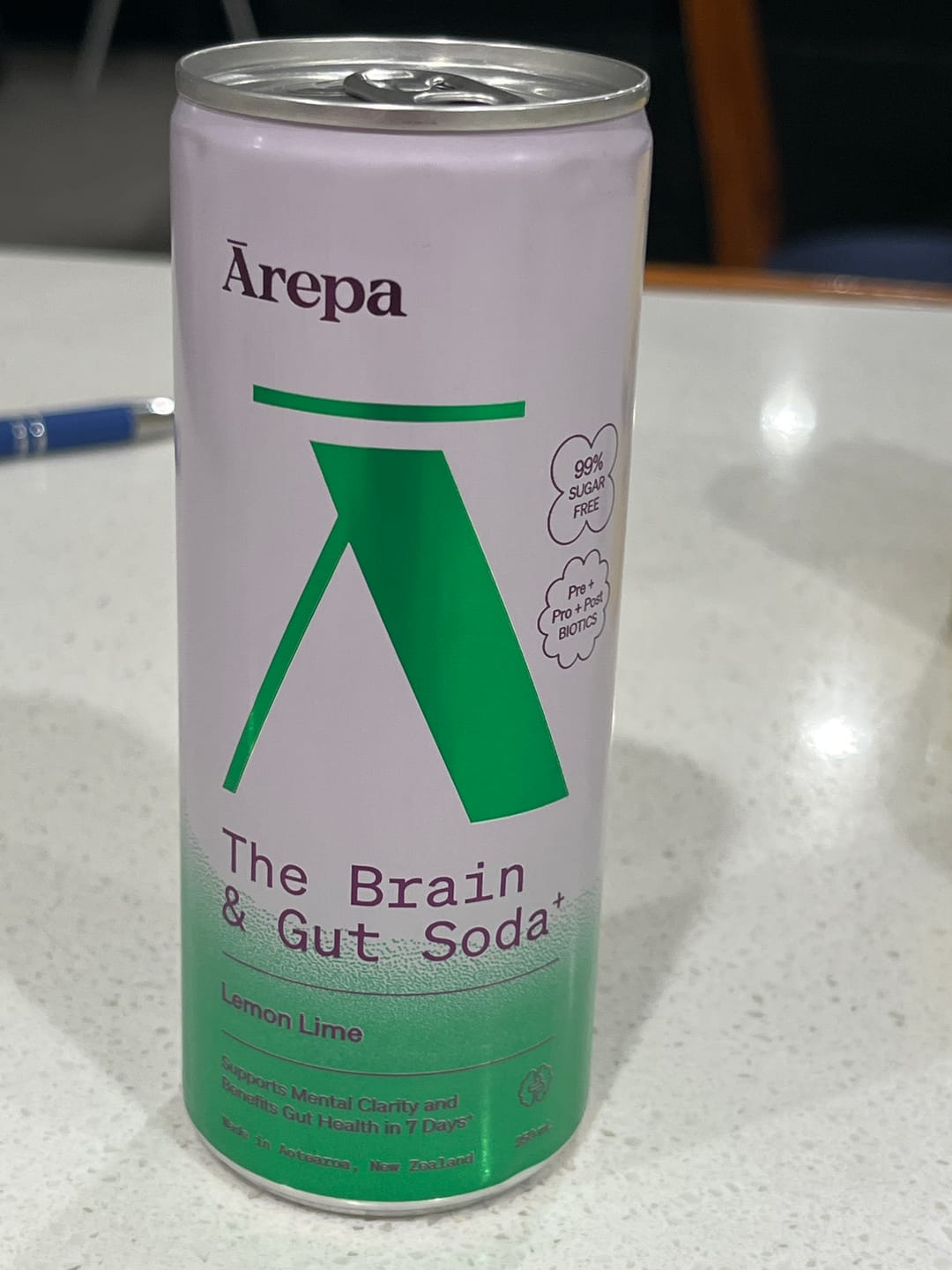 Customer photo review of The Brain & Gut Soda⁺ Lemon Lime