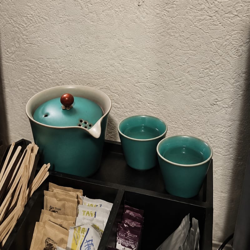 Customer photo review of Saki Pottery Glaze Travel Tea Set - 3 pcs