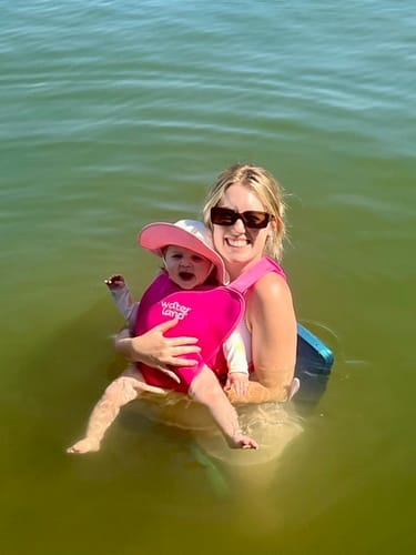 Customer photo review of WaterLand Baby Carrier