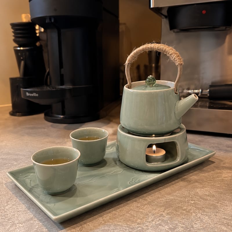 Customer photo review of Natsuo Ashtray Teapot Set