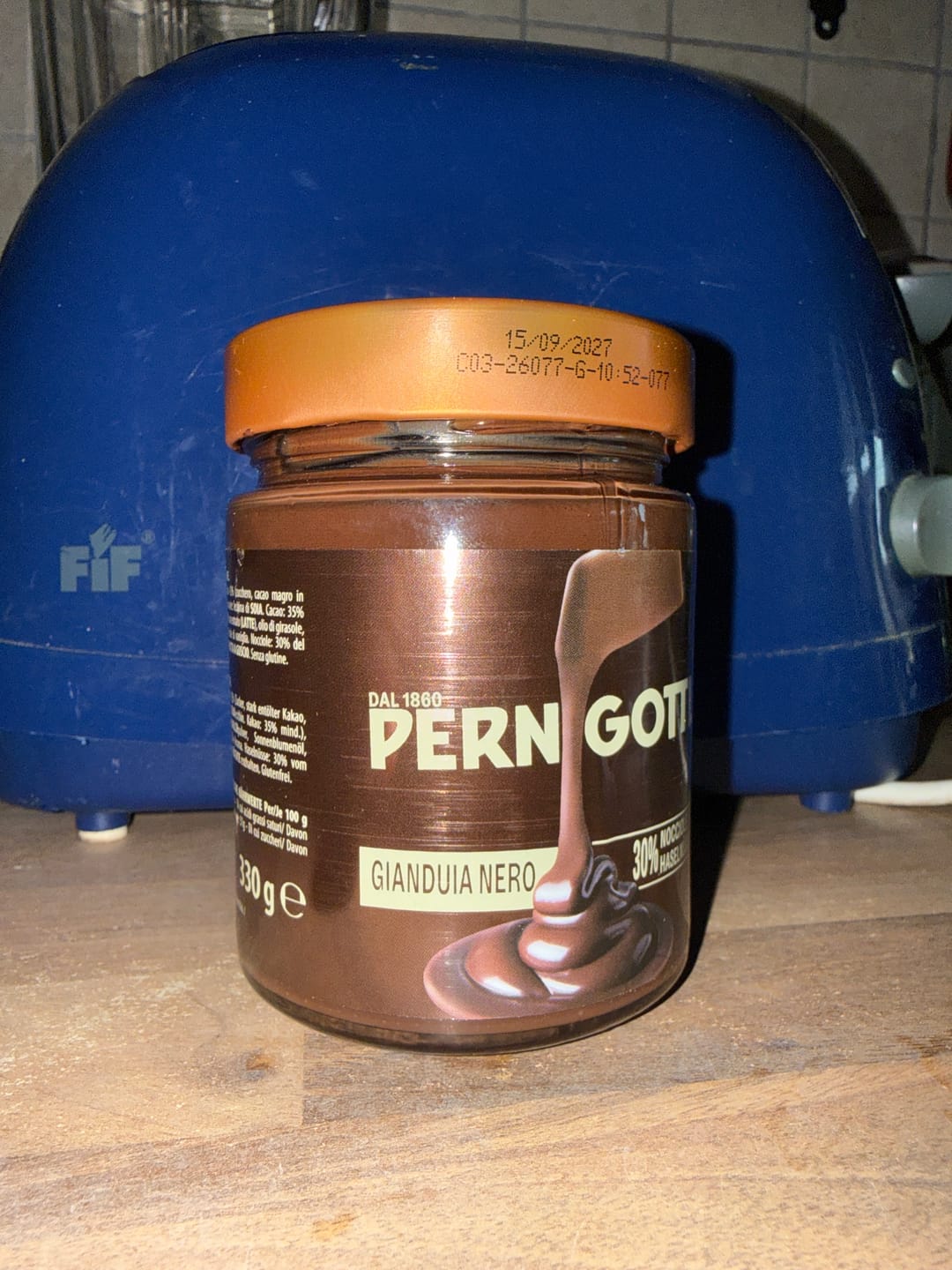 Customer photo review of Pernigotti Gianduia Creme dunkel 330 g