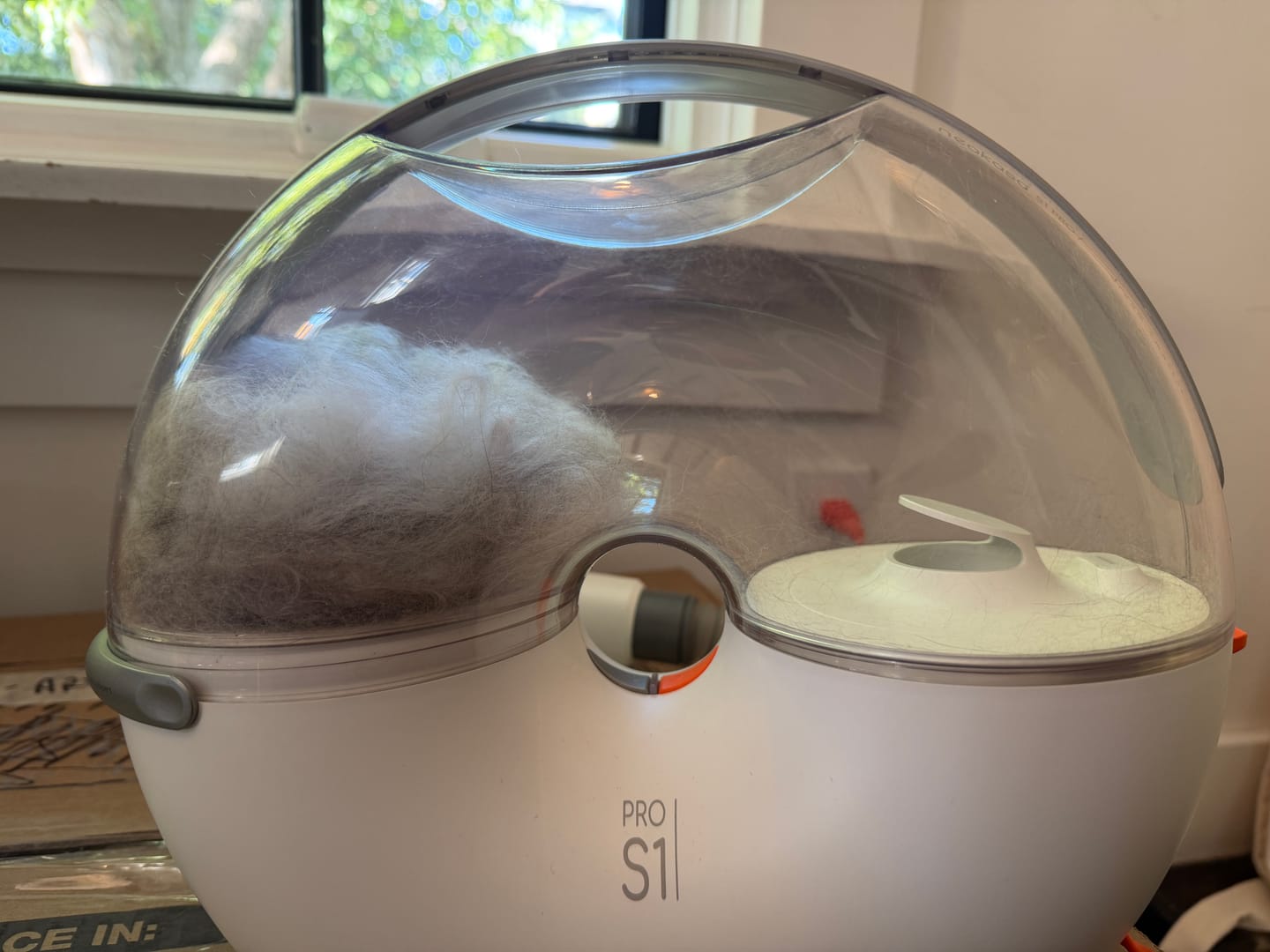 Customer photo review of Neakasa S1 Pro 7-in-1 Pet Grooming Vacuum Kit