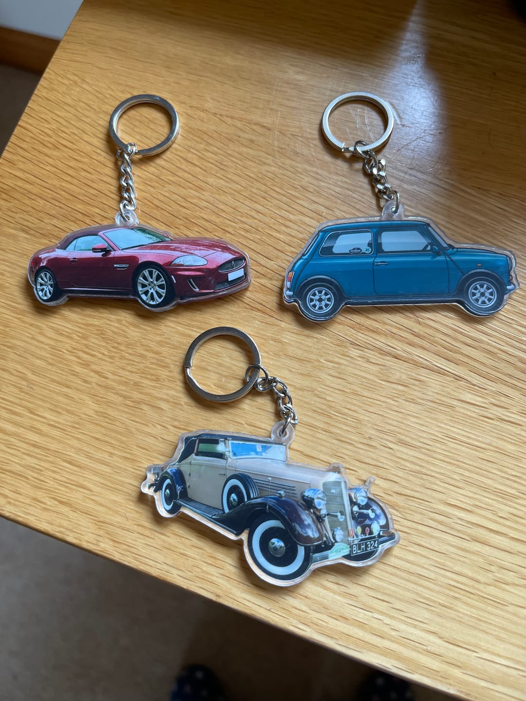 Customer photo review of Custom Car & Bike Keychain | Design Your Own Personalized Keychain