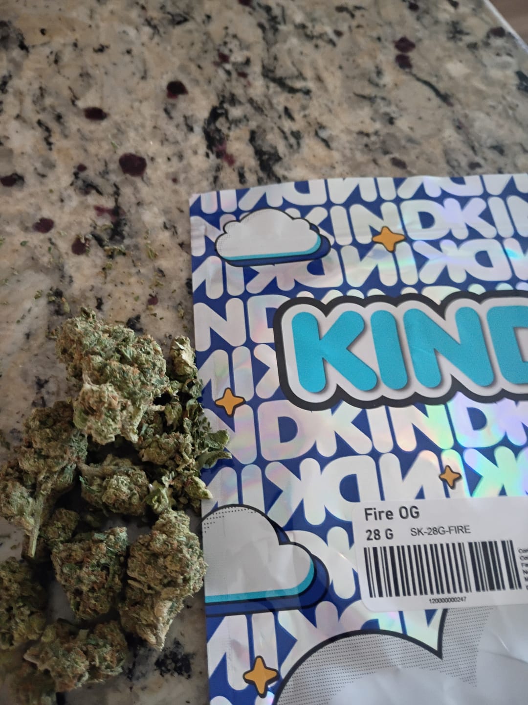 Customer photo review of KIND - Fire OG - 28 Grams - Indica