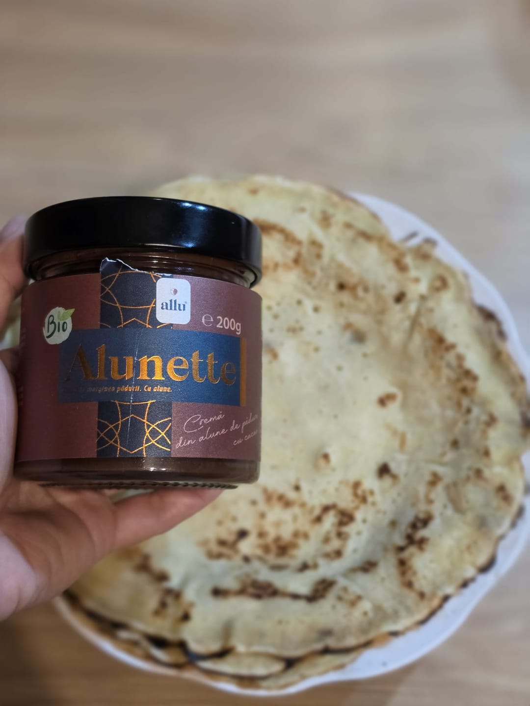 Customer photo review of Alunette cacao - cremă de alune de pădure 80%, BIO, 200g