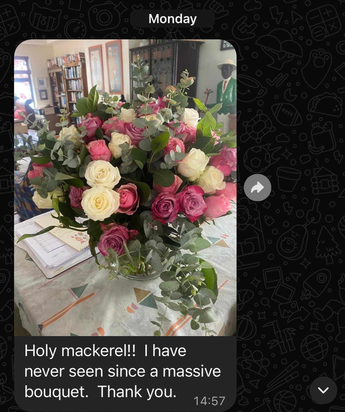 Customer photo review of Distinctly Dreamy Bouquet