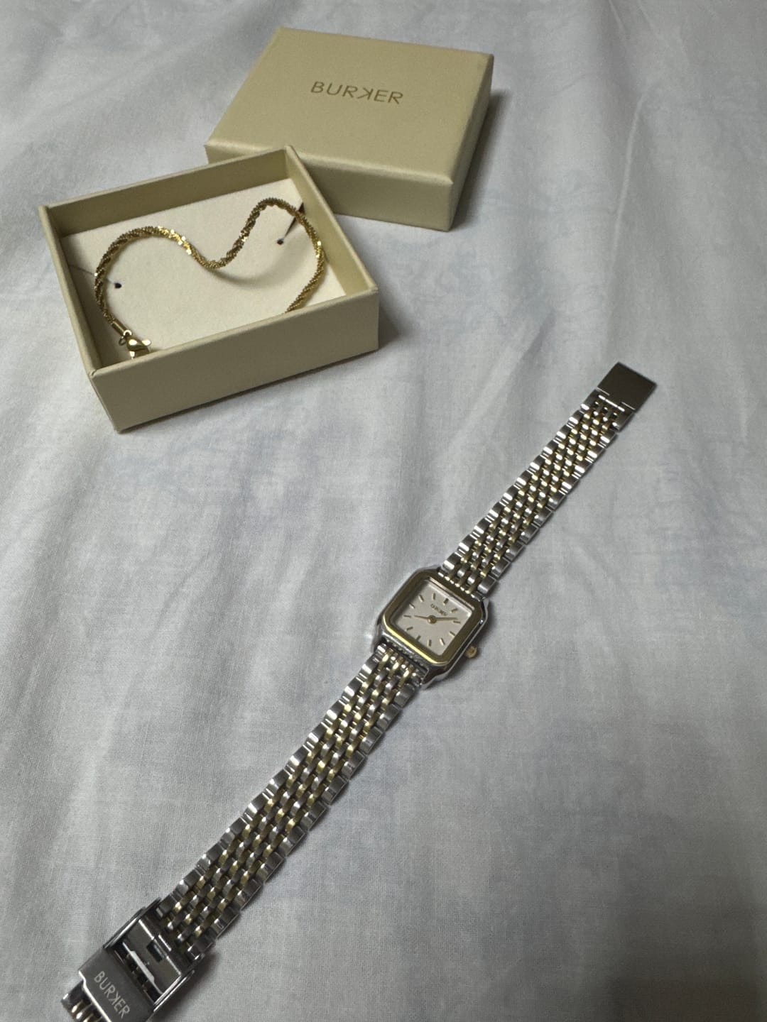 Customer photo review of Macy Petite Gold Silver